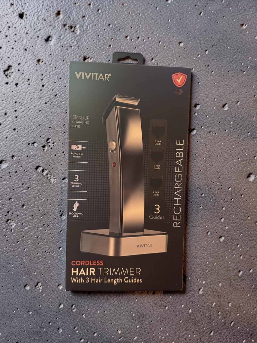 Vivitar Cordless Hair Trimmer in Black and Gold